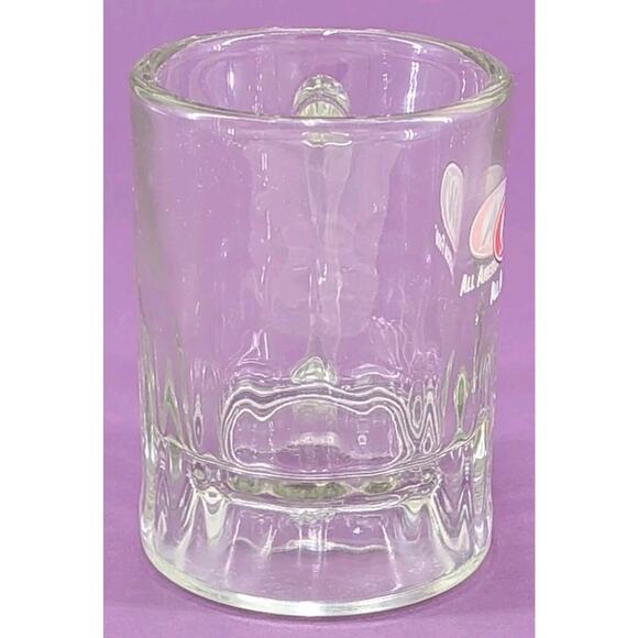 Vintage A&W Root Beer Small Mini Glass Old Logo A and W Mug 3" Shot Glass - Picture 2 of 8